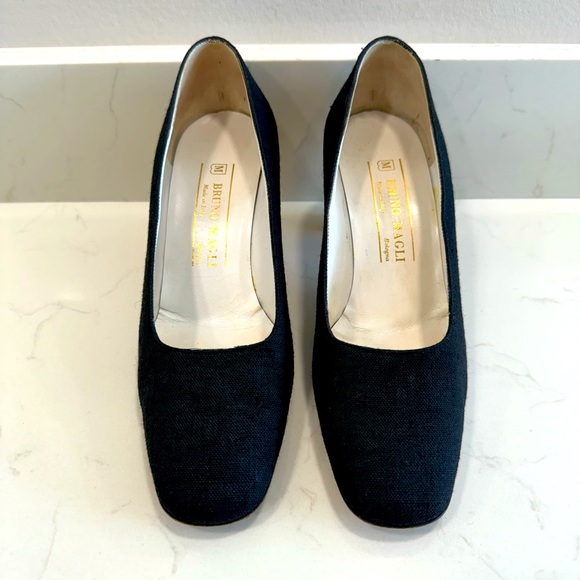 Stunning ! Vintage Rare Bruno Black Heels - Picture 2 of 11